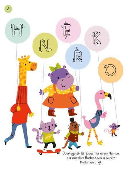 Mein tierisches Buchstaben-Buch (4 – 6 Jahre)