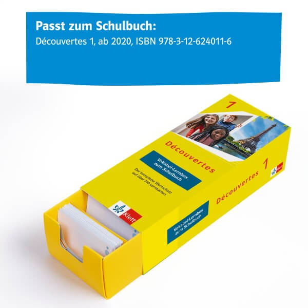 Découvertes 1 (ab 2020) - Vokabel-Lernbox zum Schulbuch 1. Lernjahr