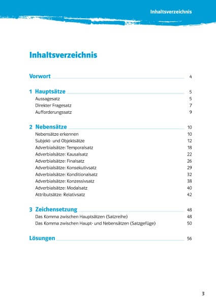 Klett 10-Minuten-Training Deutsch Grammatik Haupt- und Nebensätze 5.-7. Klasse