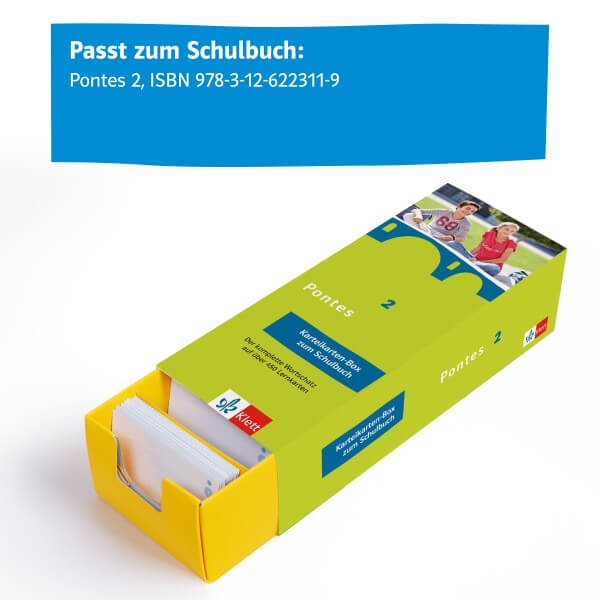 Pontes 2 - Vokabel-Lernbox zum Schulbuch