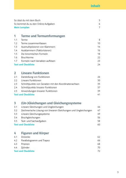 Klett KomplettTrainer Gymnasium Mathematik 8. Klasse