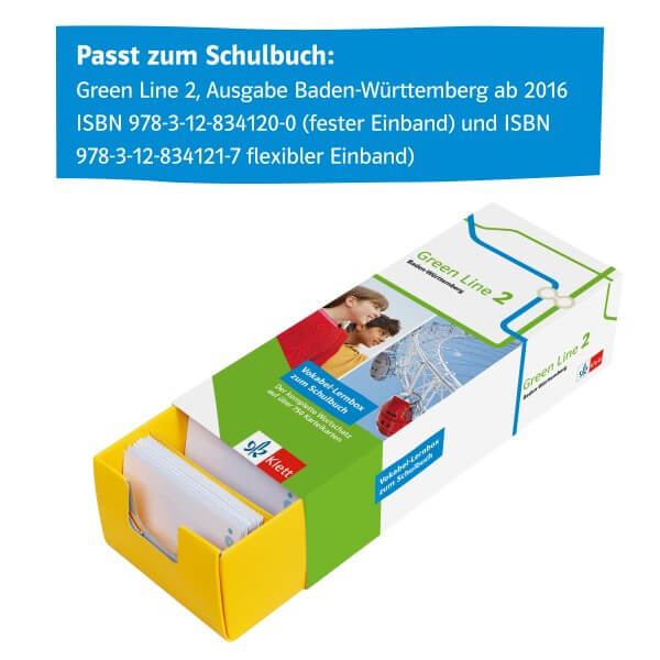 Green Line 2 Baden-Württemberg Klasse 6 Vokabel-Lernbox zum Schulbuch