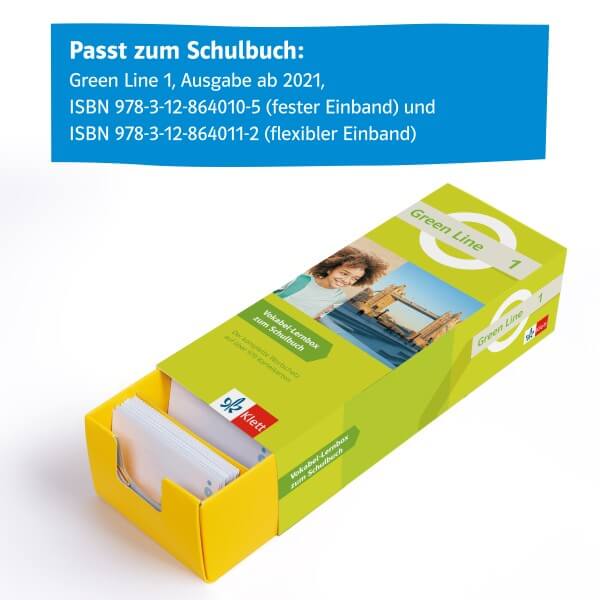 Green Line 1 (ab 2021) Klasse 5 - Vokabel-Lernbox zum Schulbuch