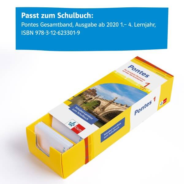 Pontes Gesamtband 1 (ab 2020) Vokabel-Lernbox zum Schulbuch 1. Lernjahr
