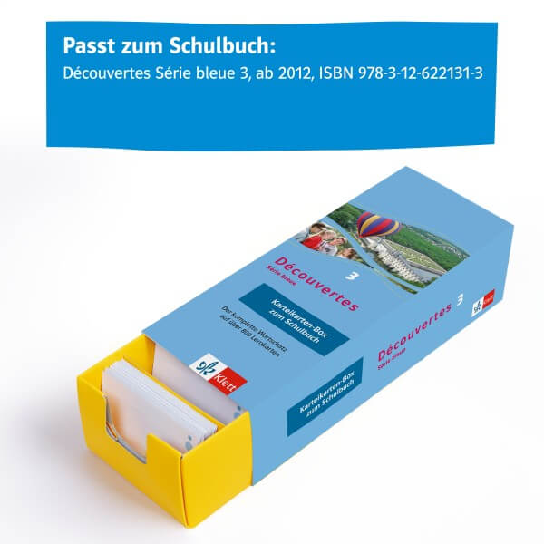 Découvertes Série Bleue 3 - Vokabel-Lernbox zum Schulbuch