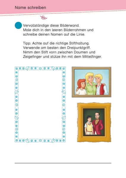Bibi & Tina: Mein Schulstart-Block Schwungübungen