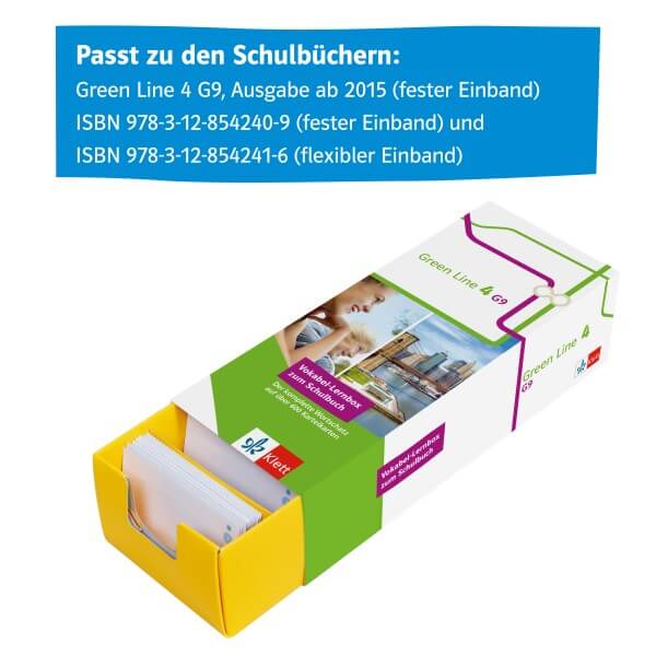 Green Line 4 G9 Klasse 8 Vokabel-Lernbox zum Schulbuch