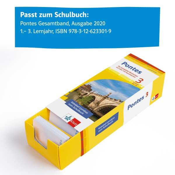 Pontes 3 Gesamtband (ab 2020) - Vokabel-Lernbox zum Schulbuch 3. Lernjahr