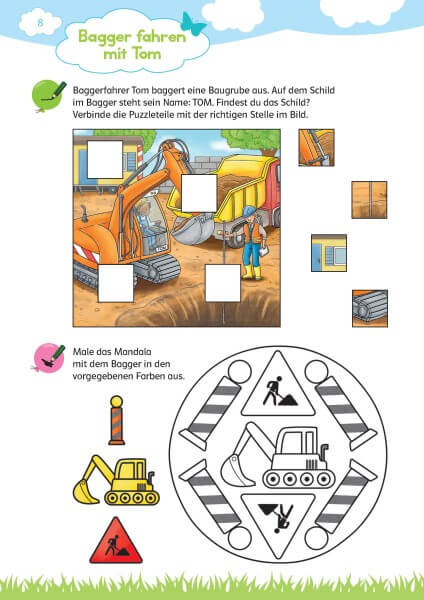 Klett Mein großes buntes Kindergarten-Rätselbuch