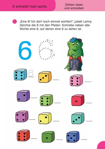 Klett Die kleinen Lerndrachen: Fit für den Schulstart: Mein großer Vorschulblock Erstes Rechnen, Kon