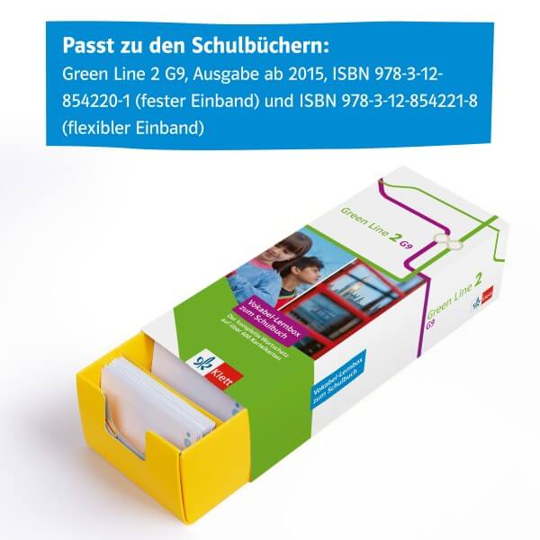 Klett Green Line 2 G9 Klasse 6 - Vokabel-Lernbox zum Schulbuch