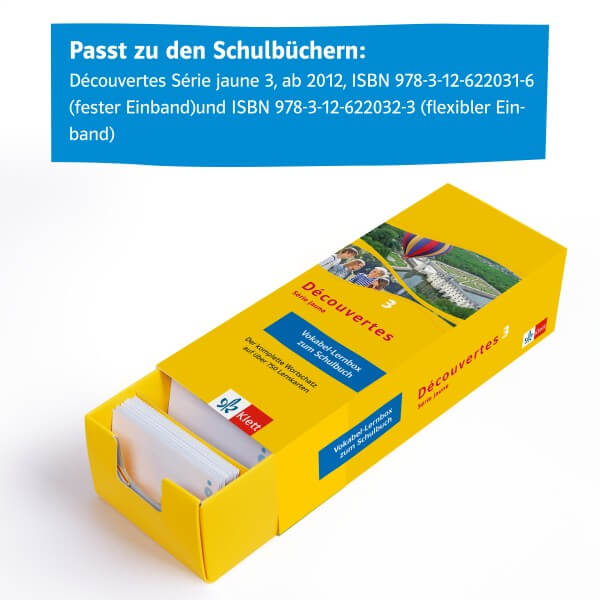 Découvertes Série Jaune 3 - Vokabel-Lernbox zum Schulbuch