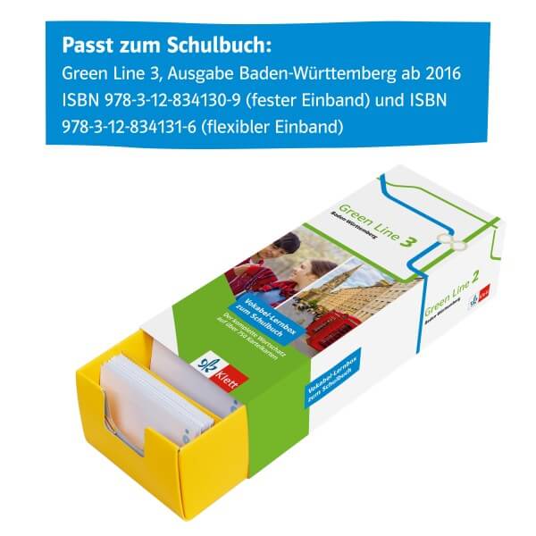 Green Line 3 Baden-Württemberg Klasse 7 Vokabel-Lernbox zum Schulbuch
