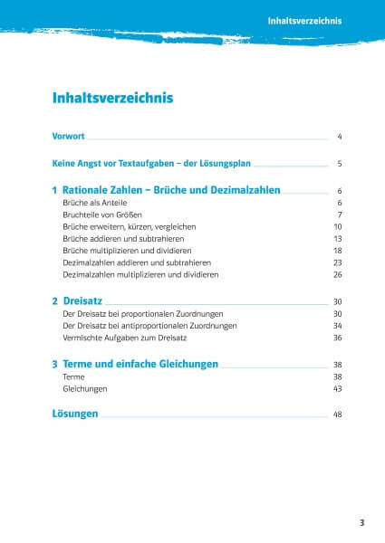 Klett 10-Minuten-Training Mathematik Textaufgaben 6. Klasse