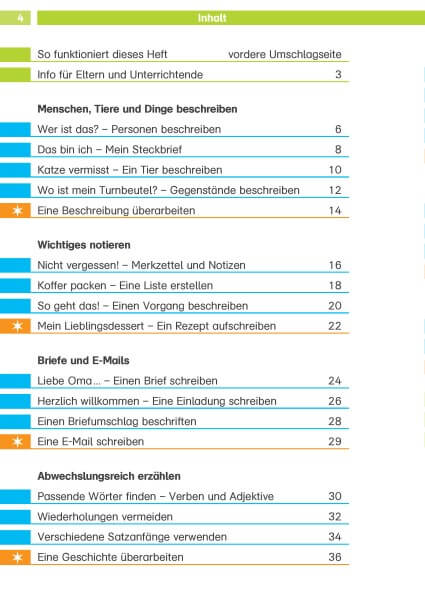 Klett Texte schreiben 2. Klasse