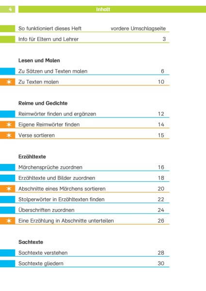 Klett Texte flüssig lesen und verstehen 2. Klasse