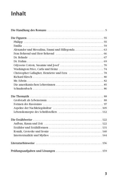 Klett Lektürehilfen Wolfgang Koeppen, Tauben im Gras