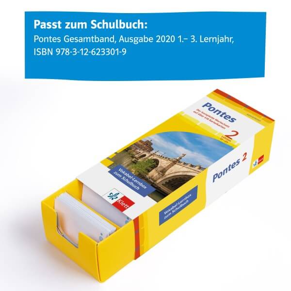 Pontes 2 Gesamtband (ab 2020) - Vokabel-Lernbox zum Schulbuch 2. Lernjahr