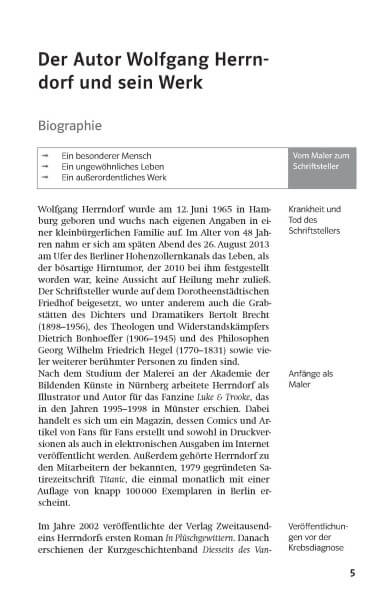 Klett Lektürehilfen Wolfgang Herrndorf, Tschick
