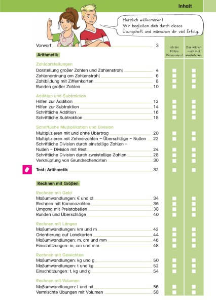 Klett Sicher ins Gymnasium Mathematik 4. Klasse