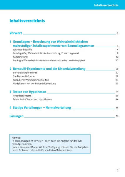 Klett Sicher im Abi 10-Minuten-Training Mathematik Stochastik