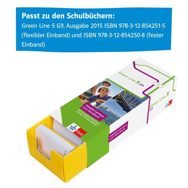 Klett Green Line 5 G9 Klasse 9 Vokabel-Lernbox zum Schulbuch