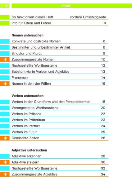Klett Grammatik 4. Klasse
