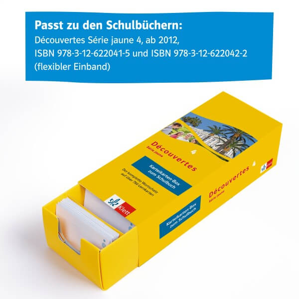 Découvertes Série Jaune 4 - Vokabel-Lernbox zum Schulbuch