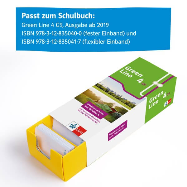 Green Line 4 G9 (ab 2019) - Klasse 8 Vokabel-Lernbox zum Schulbuch